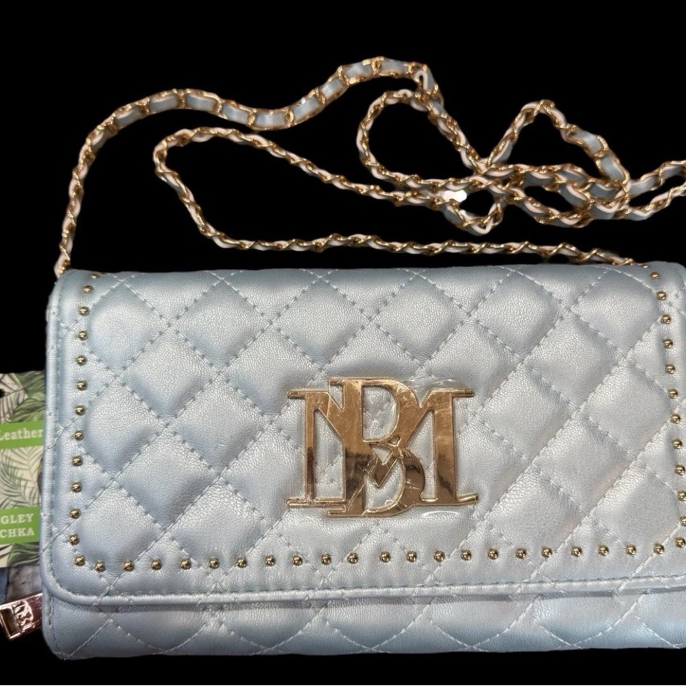 Badgley Mischka Quilted Crossbody Handbag - Picture 2 of 13